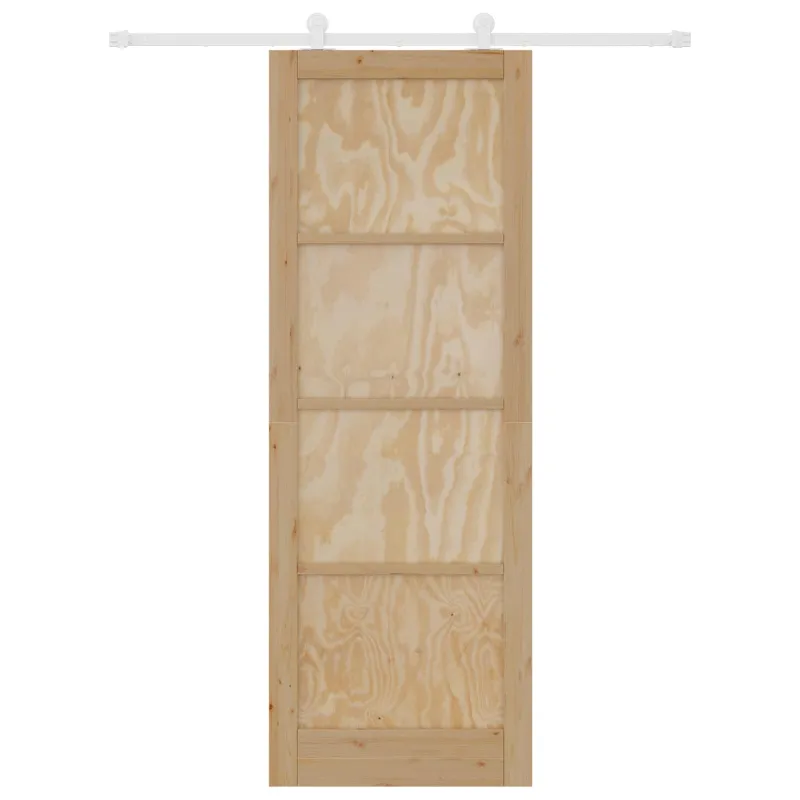 Slankios durys Natūrali ir Balta 83 x 232 cm