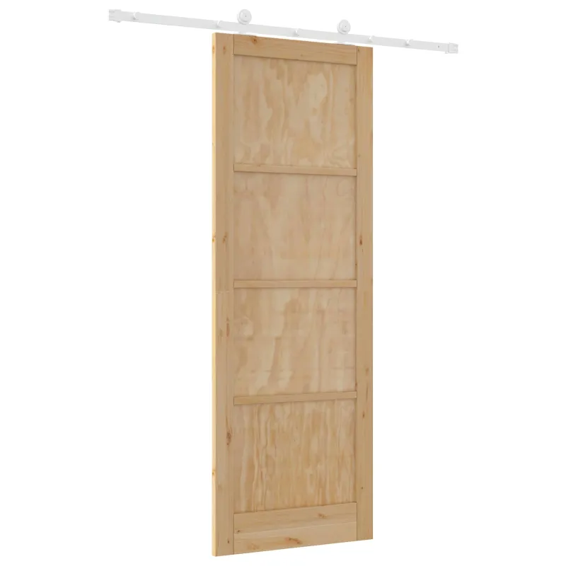 Slankios durys Natūrali ir Balta 83 x 232 cm