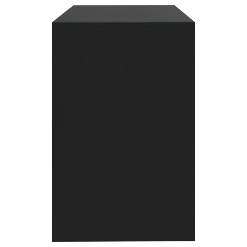 Rašomasis stalas, juodas, 101x50x76,5cm, apdirbta mediena