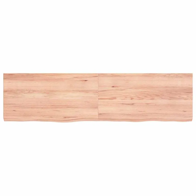 Vonios stalviršis, šviesiai rudas, 120x30x(2-4)cm, mediena