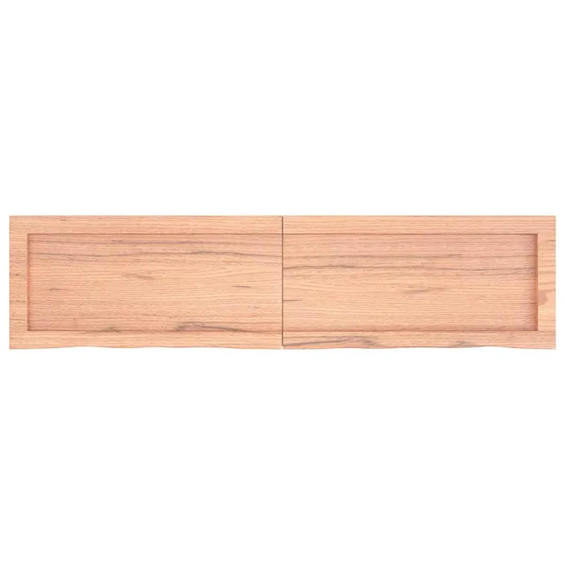 Vonios stalviršis, šviesiai rudas, 120x30x(2-4)cm, mediena