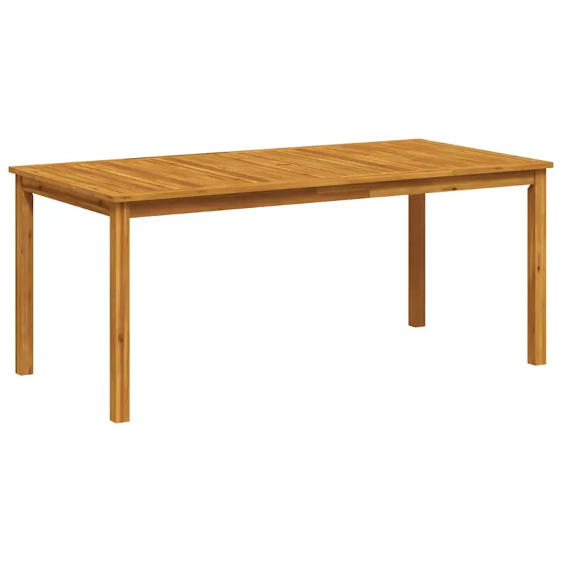 Sodo valgomojo stalas, 180x90x75cm, akacijos medienos masyvas