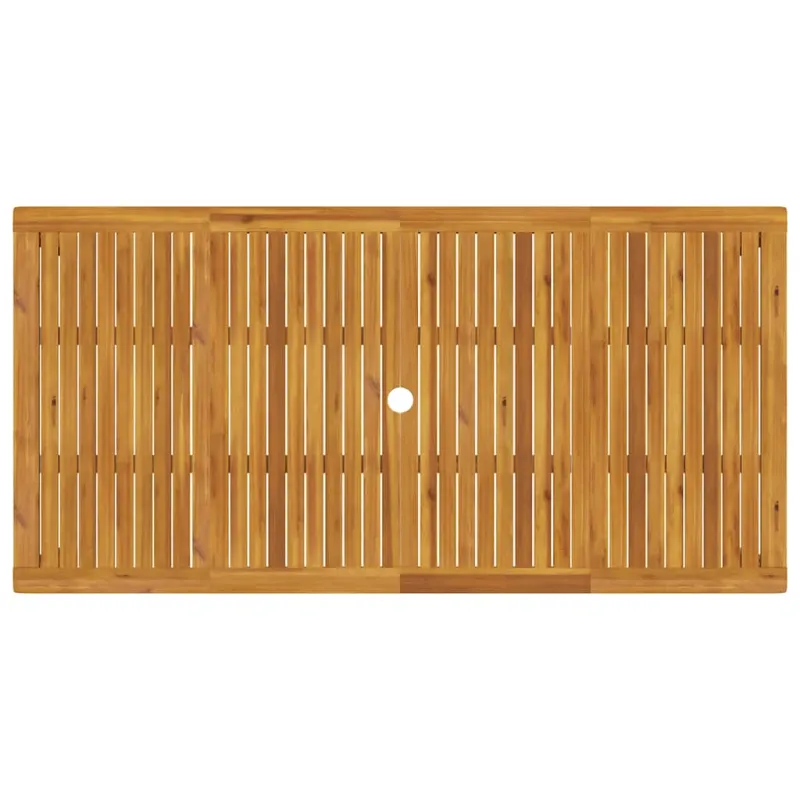 Sodo valgomojo stalas, 180x90x75cm, akacijos medienos masyvas