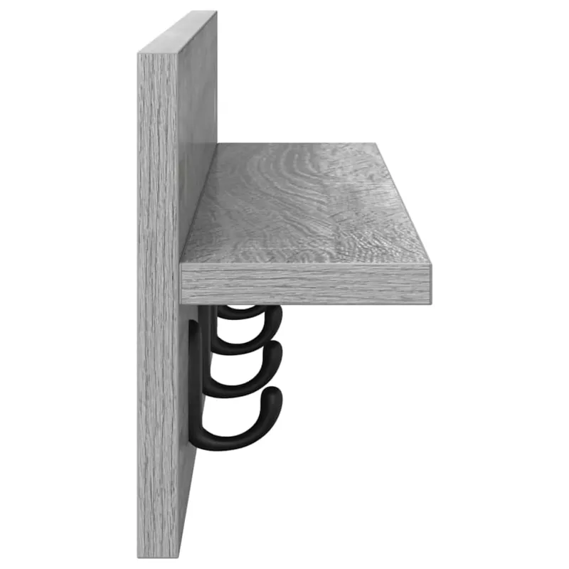 Prikabinamas paltas su saugykla Pilkas Sonoma 60 x 10,5 x 18 cm