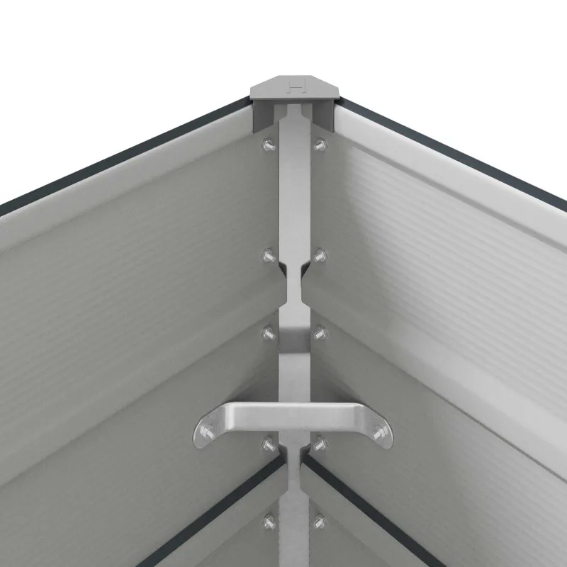 Lovelis Antracitas 385 x 100 x 75 cm Cinkuota plienas