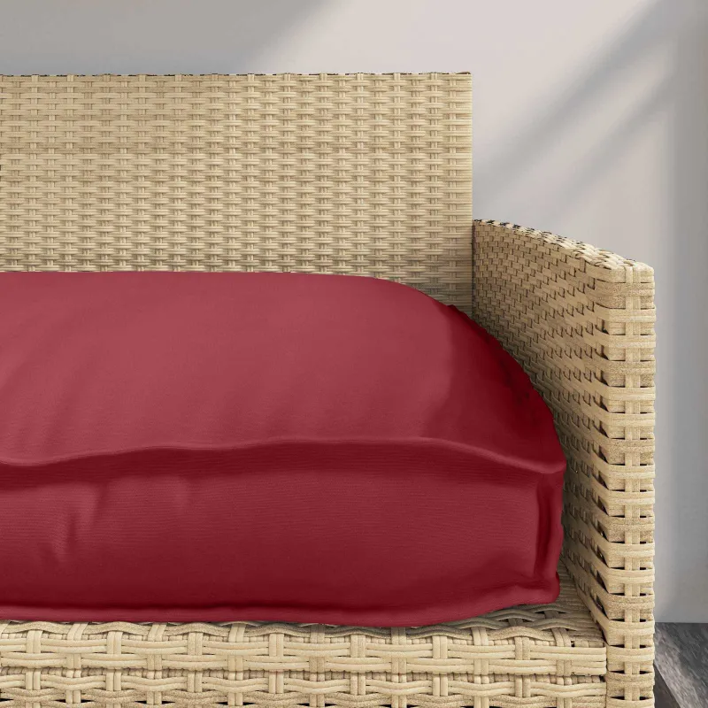 Pagalvėlė Vyno raudona 120 x 60 x 12 cm Oksfordo audinys