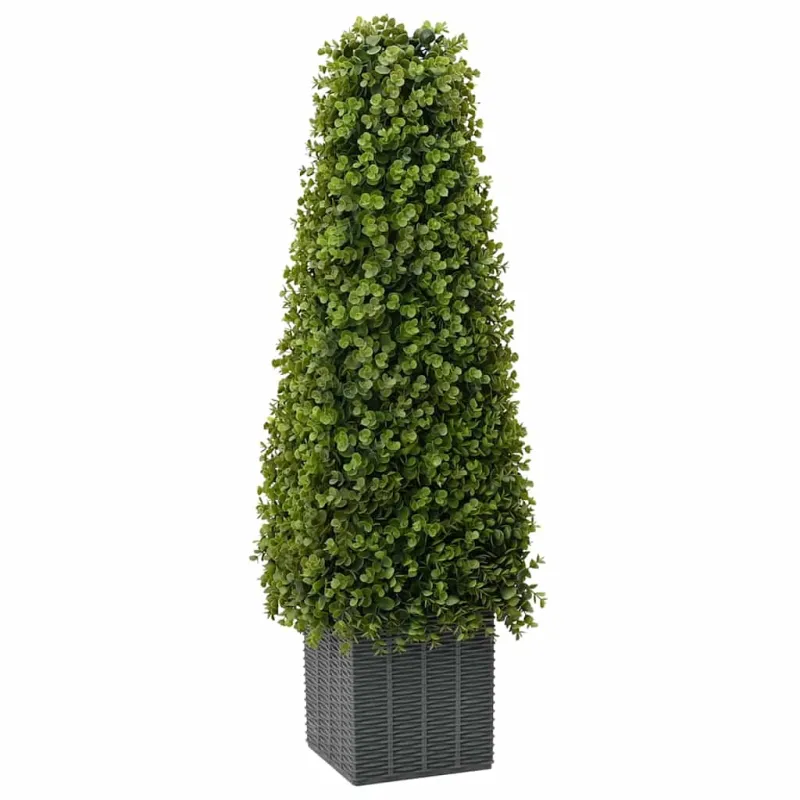 Eukalipto žolių bokštas Žalia 27 x 27 x 90 cm Plastmasė