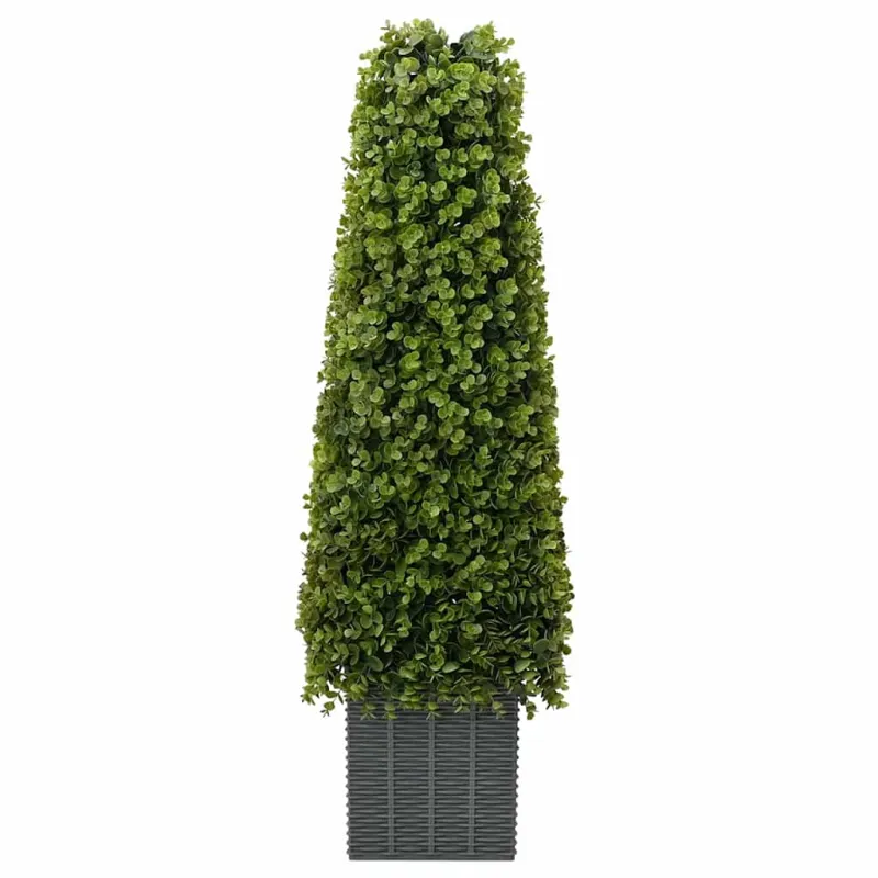 Eukalipto žolių bokštas Žalia 27 x 27 x 90 cm Plastmasė