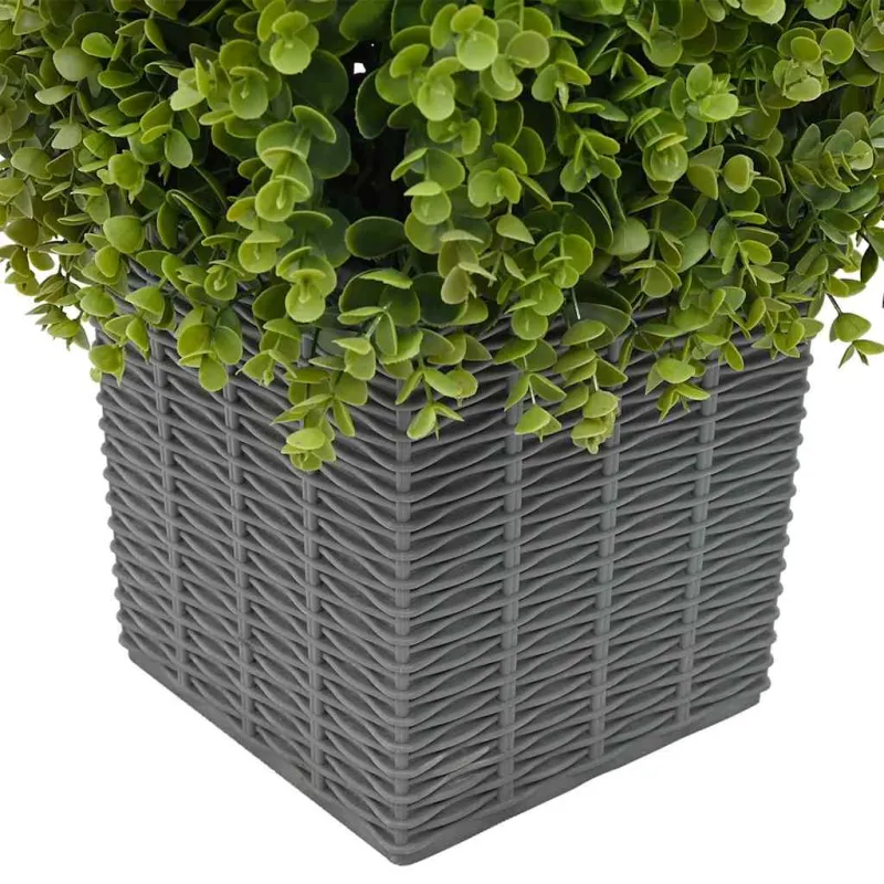 Eukalipto žolių bokštas Žalia 27 x 27 x 90 cm Plastmasė