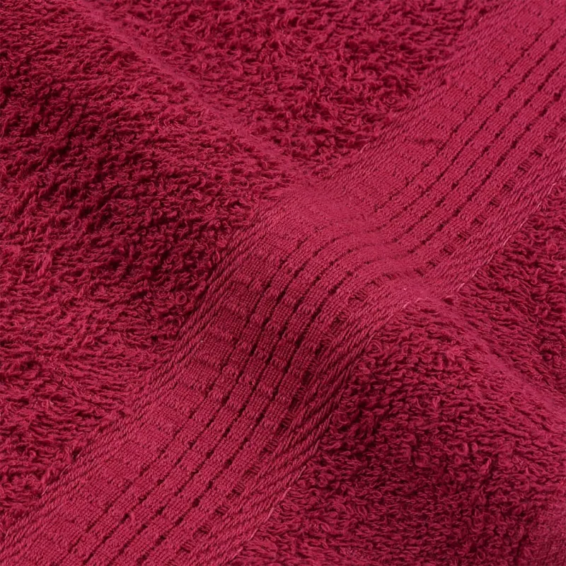 Rankšluosčiai FROGN, 2 vnt., bordo spalvos, 30x30 cm, 360 g/m²