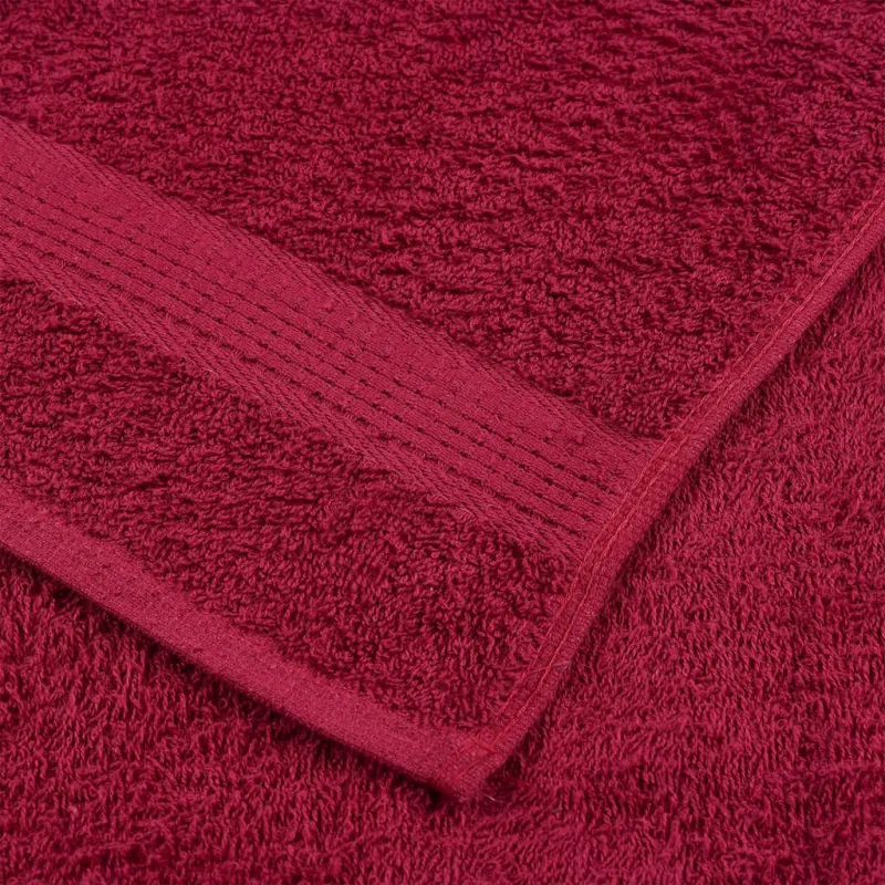 Rankšluosčiai FROGN, 4 vnt., bordo spalvos, 30x30 cm, 360 g/m²
