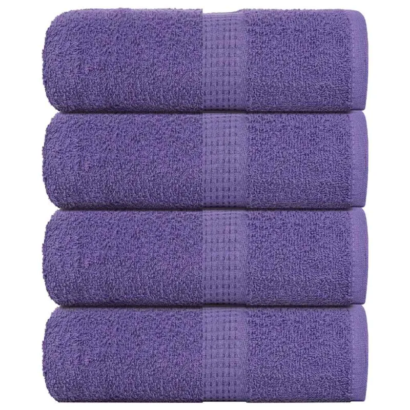Rankšluosčiai FROGN 4 vnt., violetiniai, 30x30 cm, 360 g/m²