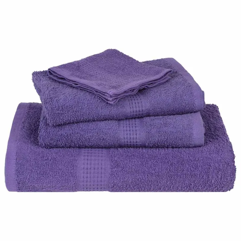 Rankšluosčiai FROGN 4 vnt., violetiniai, 30x30 cm, 360 g/m²