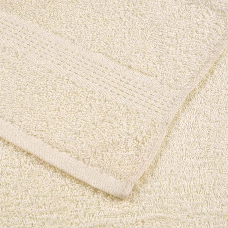 Rankšluosčiai FROGN, 4 vnt., kreminės spalvos, 30x30 cm, 360 g/m²