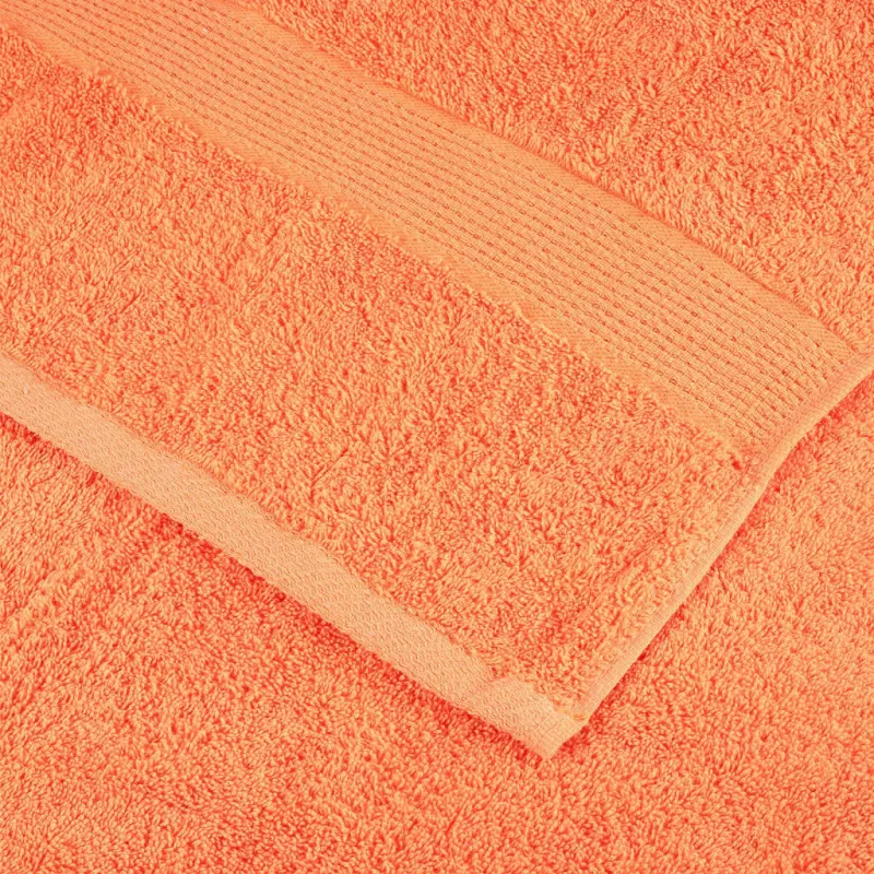 Aukščiausios kokybės rankšluosčiai SOLUND, 10 vnt., oranžiniai, 30x30 cm, 600 g/m²