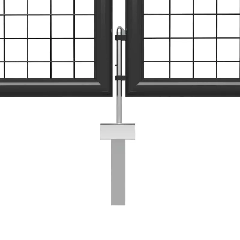 Sodo vartai, antracito spalvos, 500x150cm, plienas