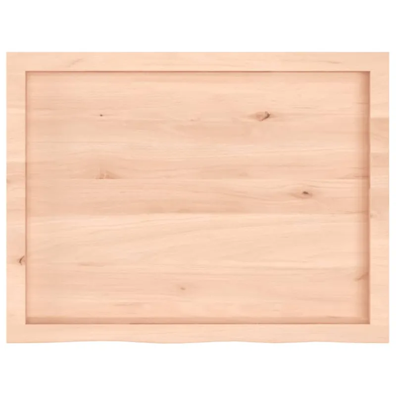 Stalviršis, 80x60x(2-6)cm, neapdorotas ąžuolo medienos masyvas