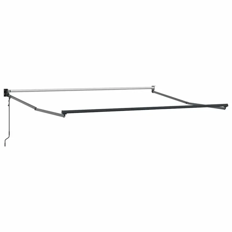 Ištraukiama markizė, antracito ir baltos spalvos, 3x2,5 m, audinys ir aliuminis