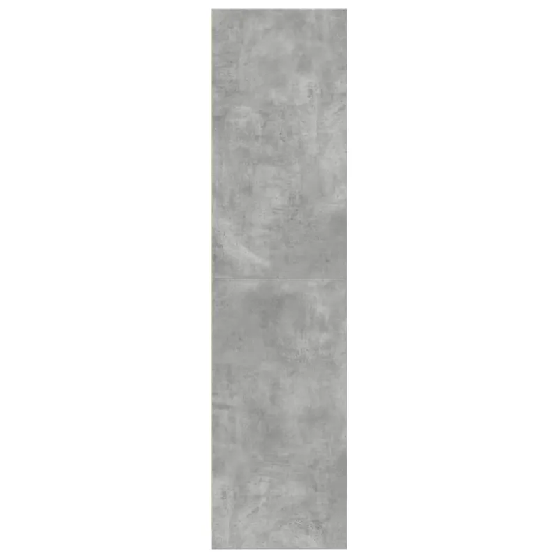 Drabužių spinta, betono pilkos spalvos, 80x50x200 cm, MDP