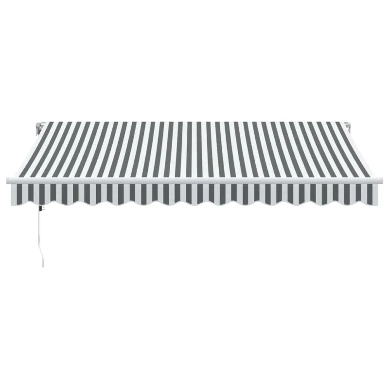 Automatinė ištraukiama markizė, antracito ir balta, 350x250cm