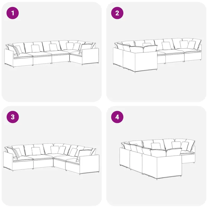 Modulinė sofa su pagalvėlėmis, aksominė, tamsiai žalia
