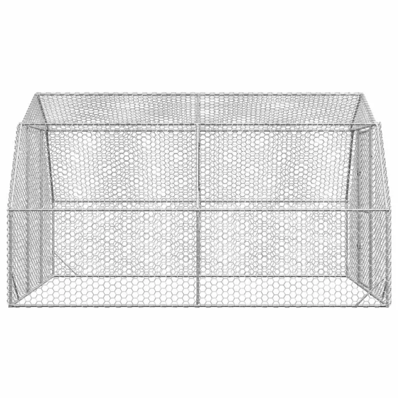 Vištų voljeras, 2,5x4x2,25 m, cinkuotas plienas