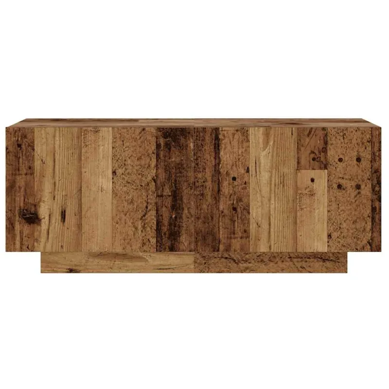 TV spintelė su LED lemputėmis, senovinė mediena, 180x35x40cm, inžinerinė mediena