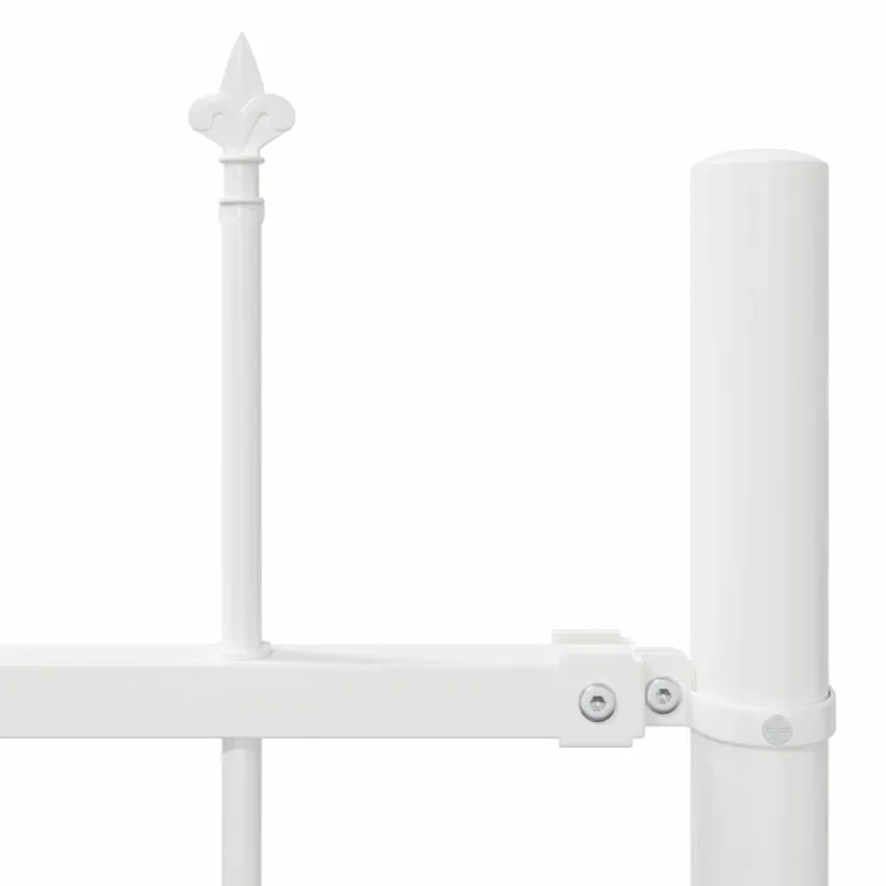 Sodo tvora 7 pcs Balta 11,9 x 1,5 m Miltelinis plienas