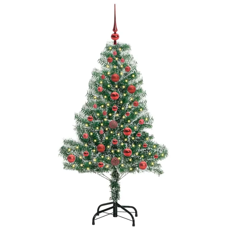 Dirbtinė Kalėdų Eglė Su Sniegu ir LED Šviesa su 150 LED 120 cm