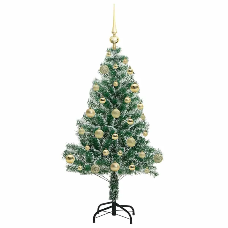 Dirbtinė Kalėdų Eglė Su Sniegu ir LED Šviesa su 150 LED 120 cm