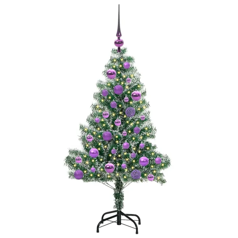 Dirbtinė Kalėdų Eglė Su Sniegu ir LED Šviesa su 150 LED 120 cm