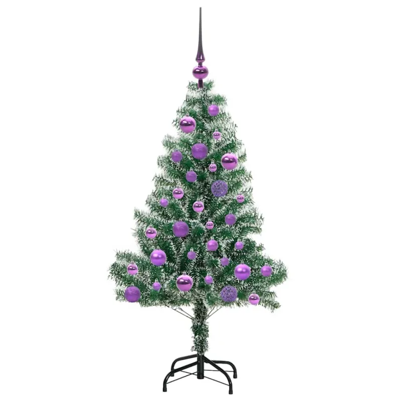 Dirbtinė Kalėdų Eglė Su Sniegu ir LED Šviesa su 150 LED 120 cm