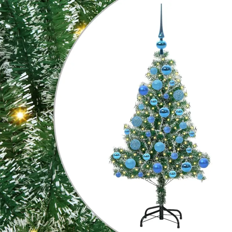 Dirbtinė Kalėdų Eglė Su Sniegu ir LED Šviesa su 150 LED 120 cm