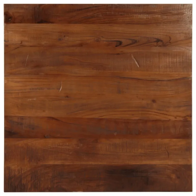 Stalviršis, 90x90x2,5 cm, kvadratinis, perdirbtos medienos masyvas