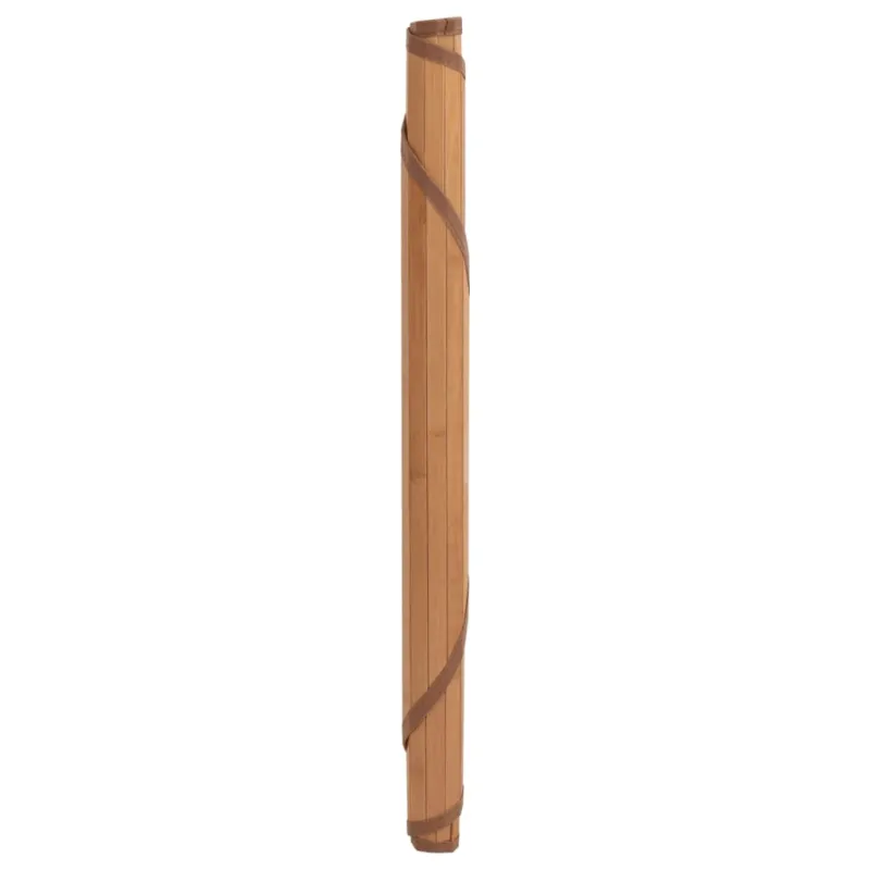 Kilimas, apvalus, natūralus, 60 cm, bambukas
