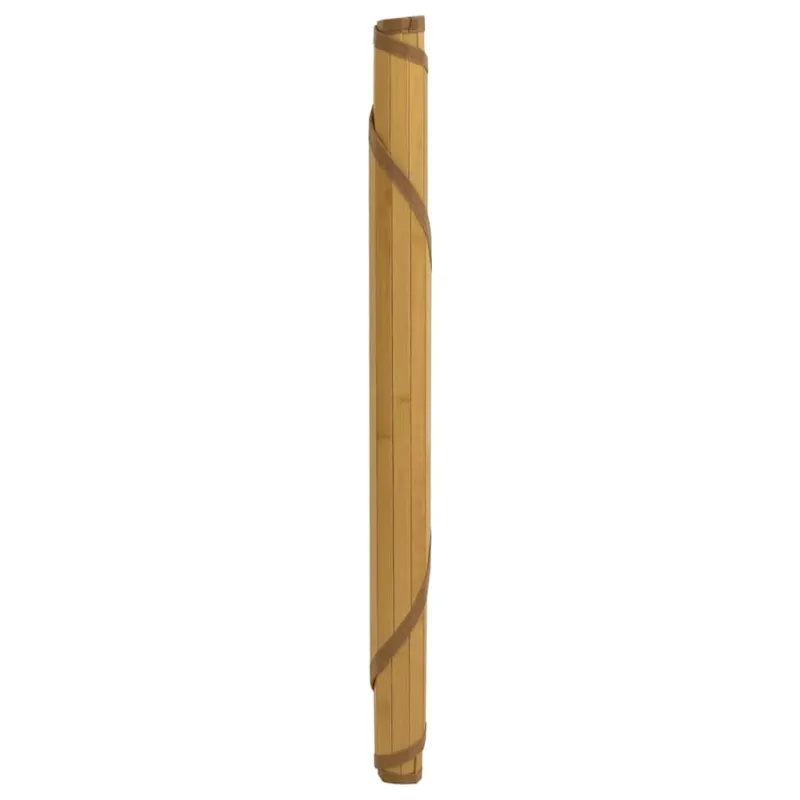 Kilimas, apvalus, natūralus, 80 cm, bambukas