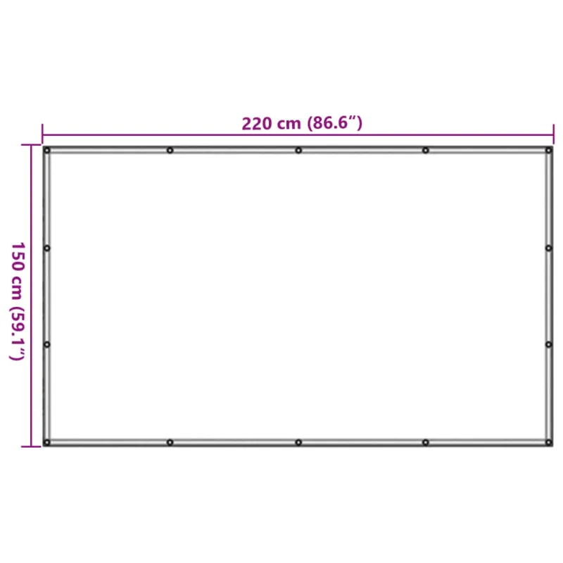 Priekabos Tinklas, Žalias, 1,5x2,2 m, HDPE