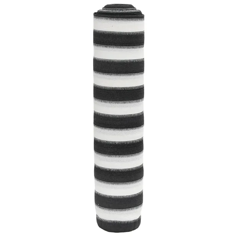Privatumo užtikrinimas, antracito ir baltos spalvos, 1x10 m, HDPE, 150 g/m²