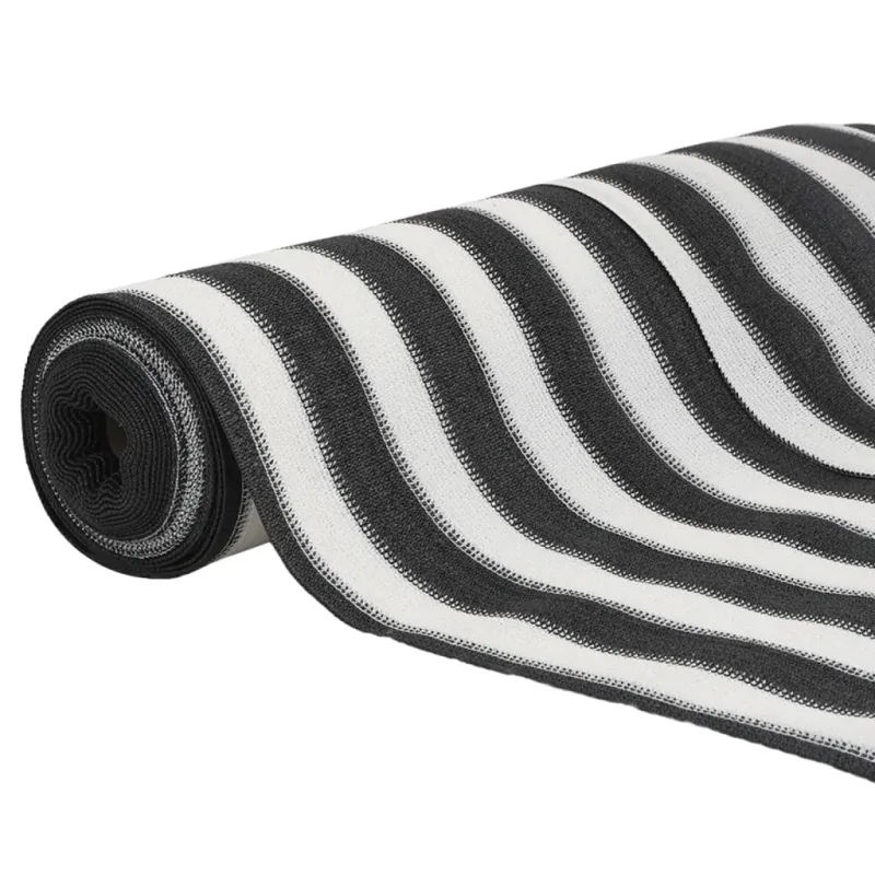 Privatumo užtikrinimas, antracito ir baltos spalvos, 1x10 m, HDPE, 150 g/m²
