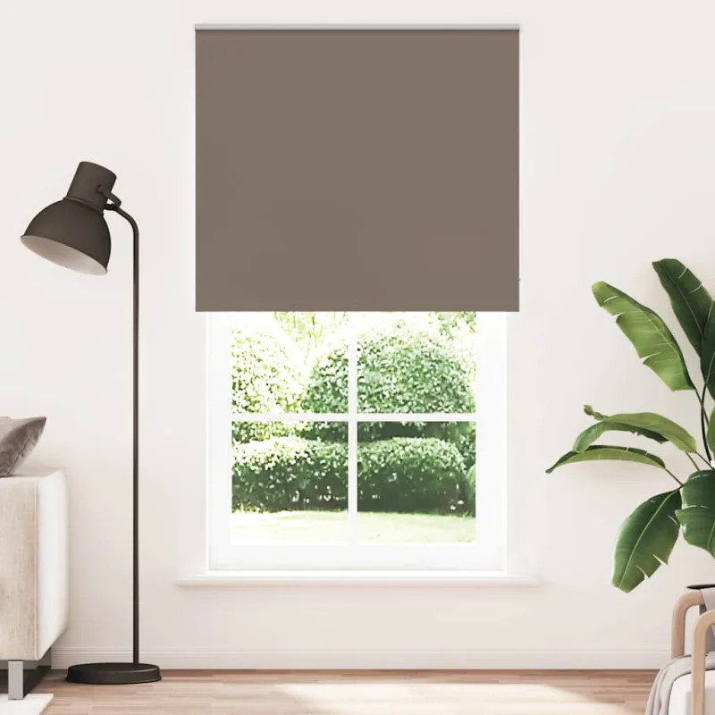 Roletas, neperšlampamas, kavos spalvos, 125x210 cm, audinys, plotis 121,6 cm, poliesteris