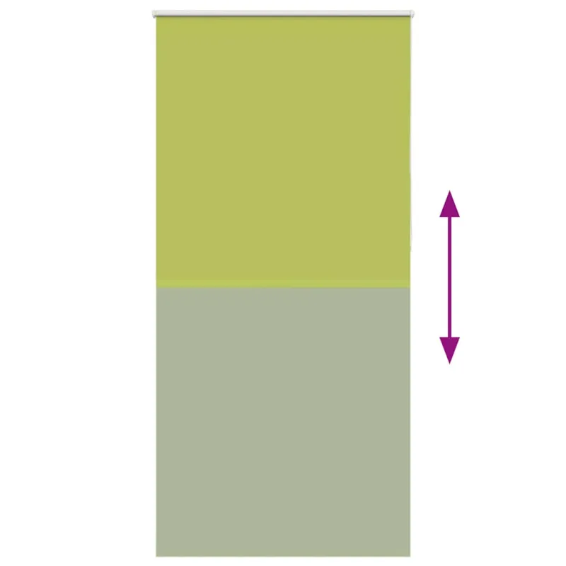 Roletas, tamsinantys lapai, žalias, 115x210 cm, audinys, plotis 110,7 cm, poliesteris