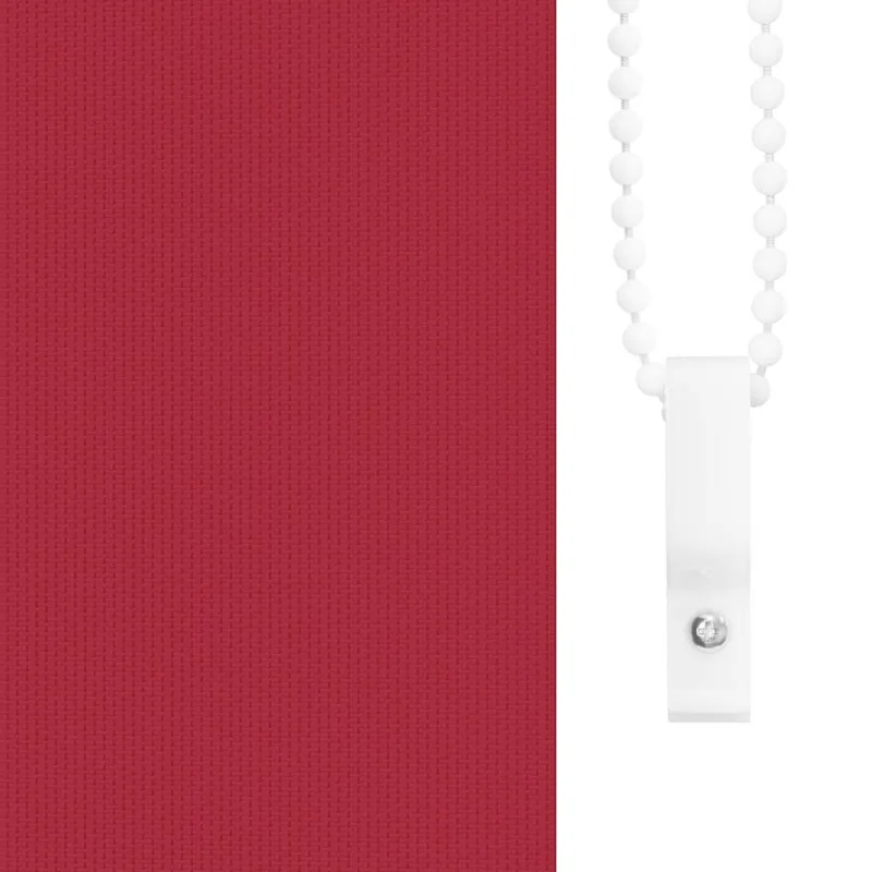 Roletas, neperšlampamas, raudonos spalvos, 145x130 cm, audinys, plotis 141,6 cm, poliesteris