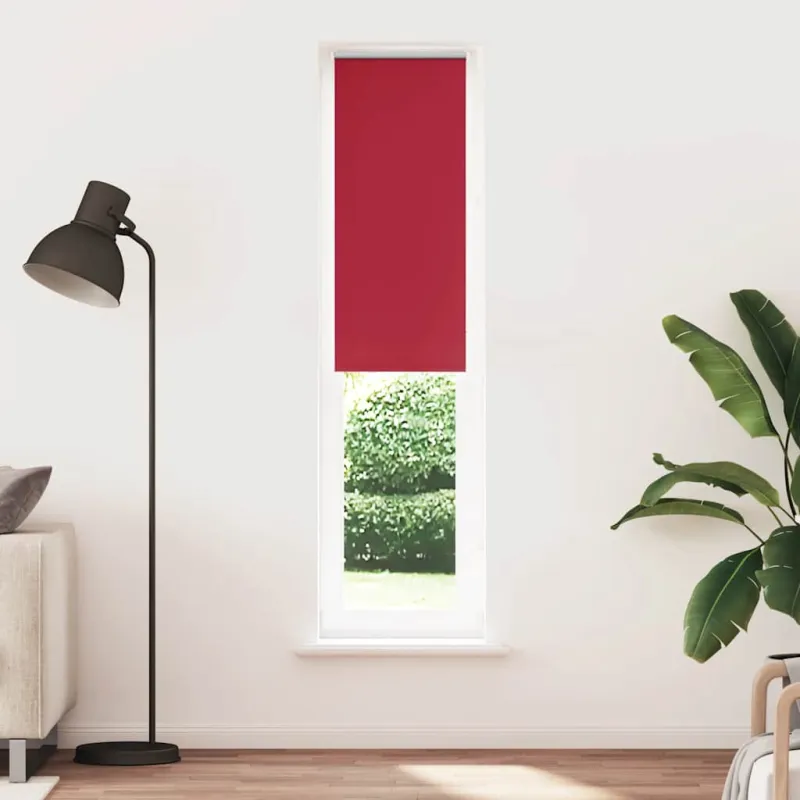 Roletas, neperšlampamas, raudonos spalvos, 40x210 cm, audinys, plotis 35,7 cm, poliesteris