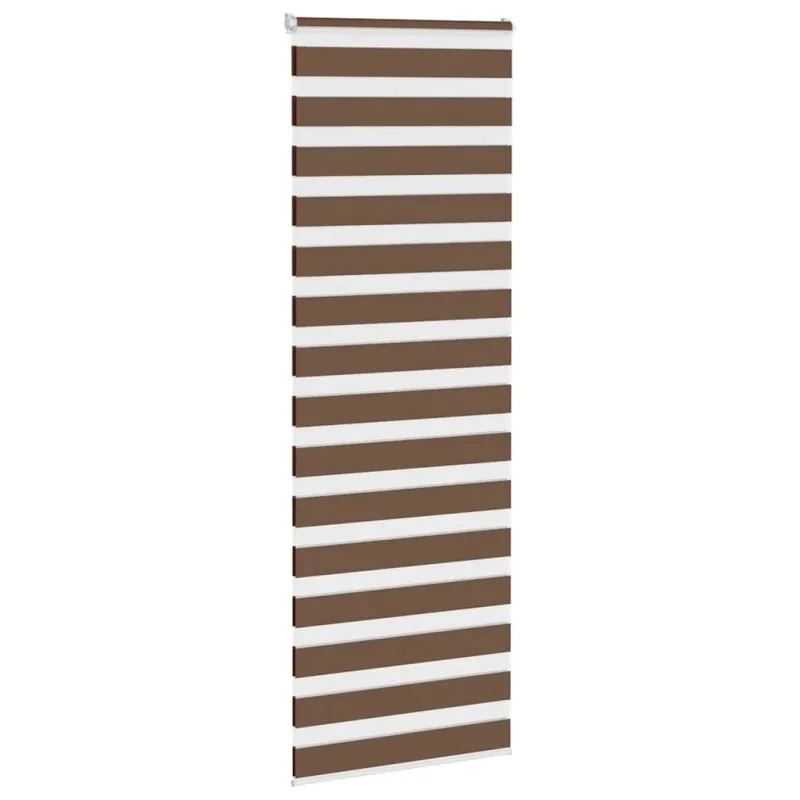 Zebro žaliuzė, ruda, 80x200 cm, audinys, plotis 75,9 cm, poliesteris