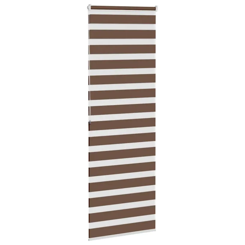 Zebro žaliuzė, ruda, 80x200 cm, audinys, plotis 75,9 cm, poliesteris