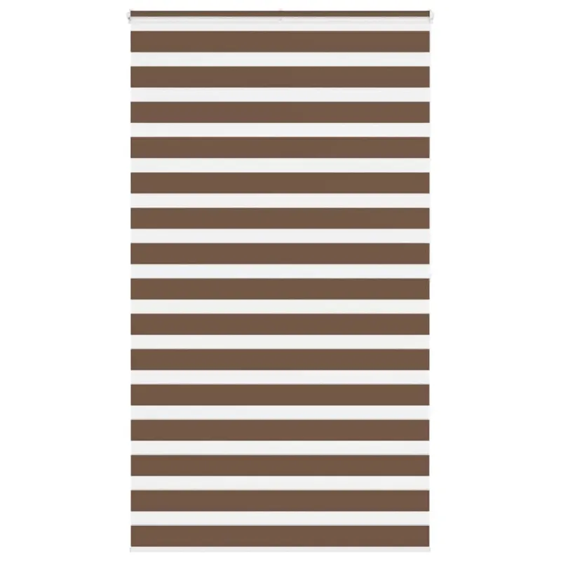 Zebrinės žaliuzės, rudos, 120x200 cm, audinys, plotis 115,9 cm, poliesteris