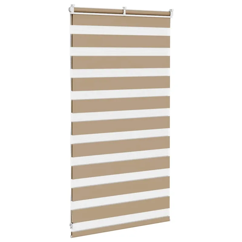 Zebro žaliuzė, smėlio rudos spalvos, 70x100 cm, audinys, plotis 65,9 cm, poliesteris