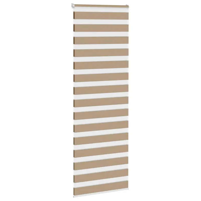Zebro žaliuzė, smėlio rudos spalvos, 70x200 cm, audinys, plotis 65,9 cm, poliesteris