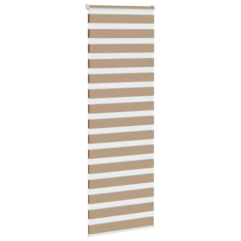 Zebro žaliuzė, smėlio rudos spalvos, 80x200 cm, audinys, plotis 75,9 cm, poliesteris