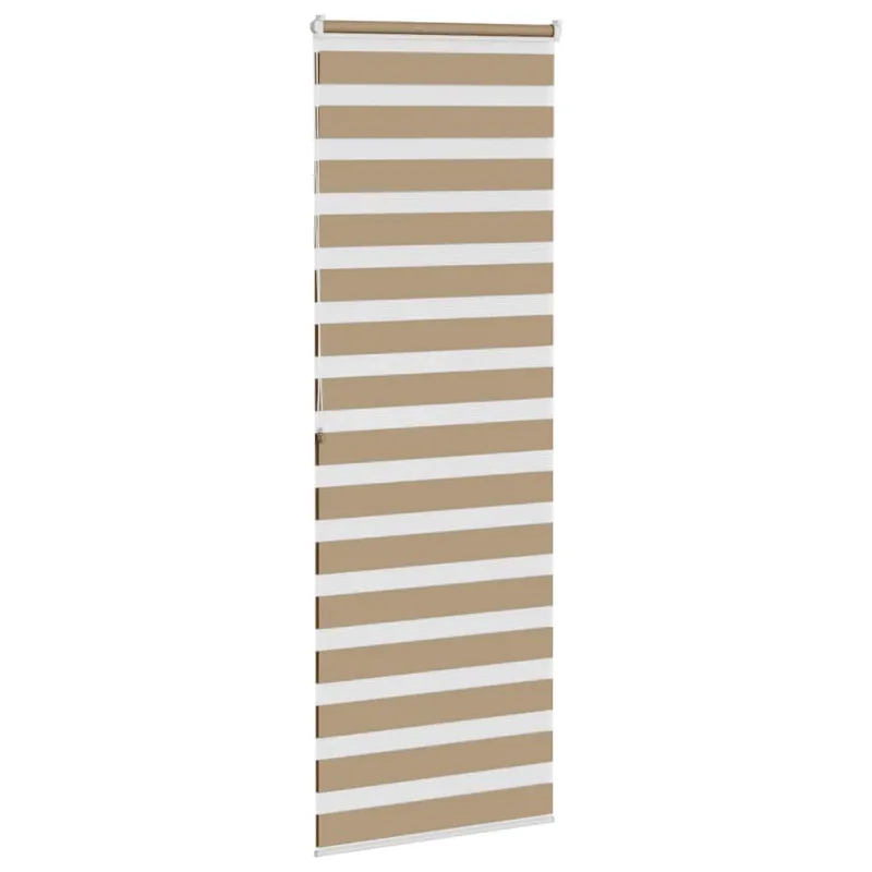 Zebro žaliuzė, smėlio rudos spalvos, 80x200 cm, audinys, plotis 75,9 cm, poliesteris